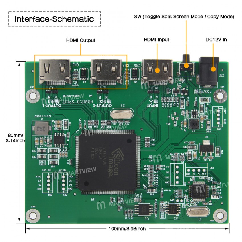 4k dual-screen-splicer-adapter-board-hdmi1-to-2-dual-screen-dual-display-support-video-recording-2