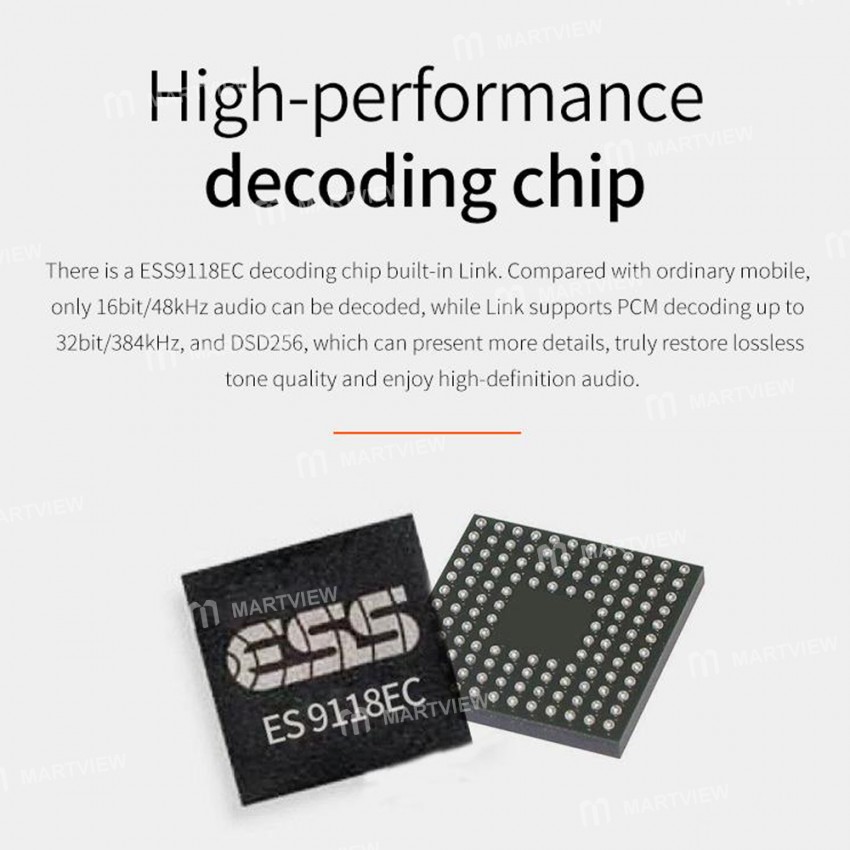 XDuoo LINK Portable Type-C to 3.5mm Digital Decoding Headphone Amplifier Adapter Cord