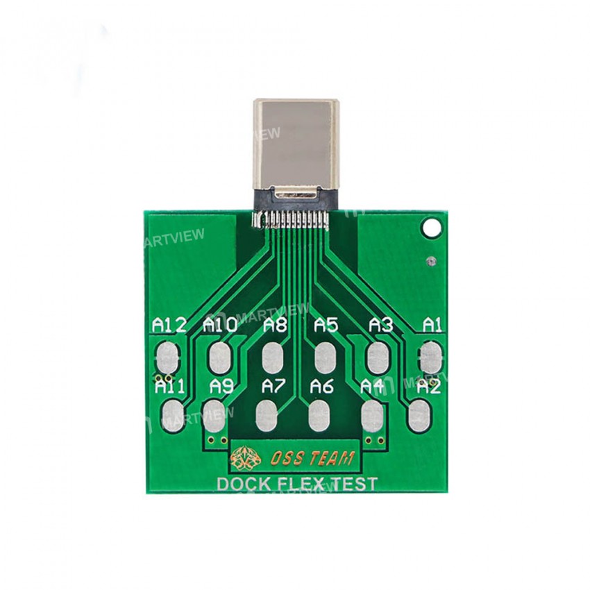 ZK30 Micro USB Dock Flex Power Test Board for iPhone / Android / Type-C Phone