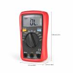 UNI-T UT33A+ Palm Size Electrical Tester LCR Meter Ammeter Multitester LCD Display Auto Ranging Hand