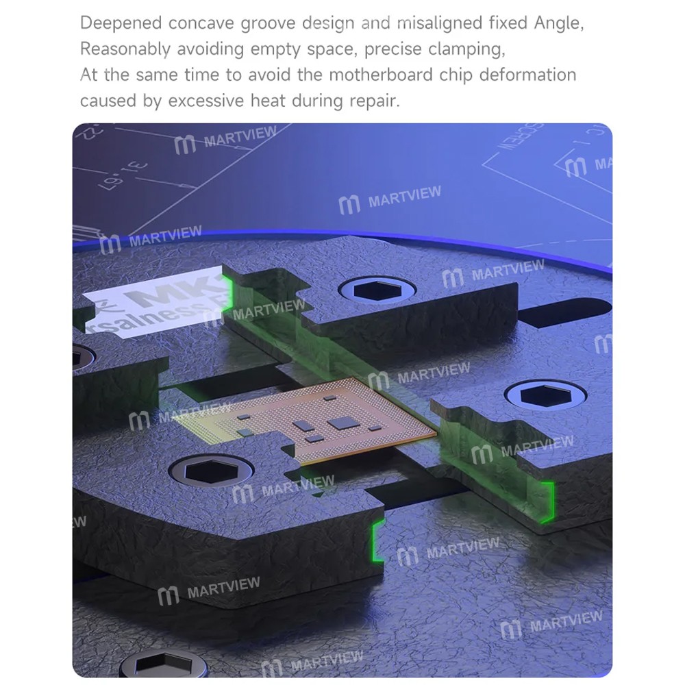 mechanic mk1-se-50mm-large-area-universal-motherboard-ic-chip-clamping-pcb-repair-fixture-6