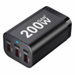 200w 6-port-high-power-desktop-gan-charger-for-mobile-phone-tablet-game-consoles-1