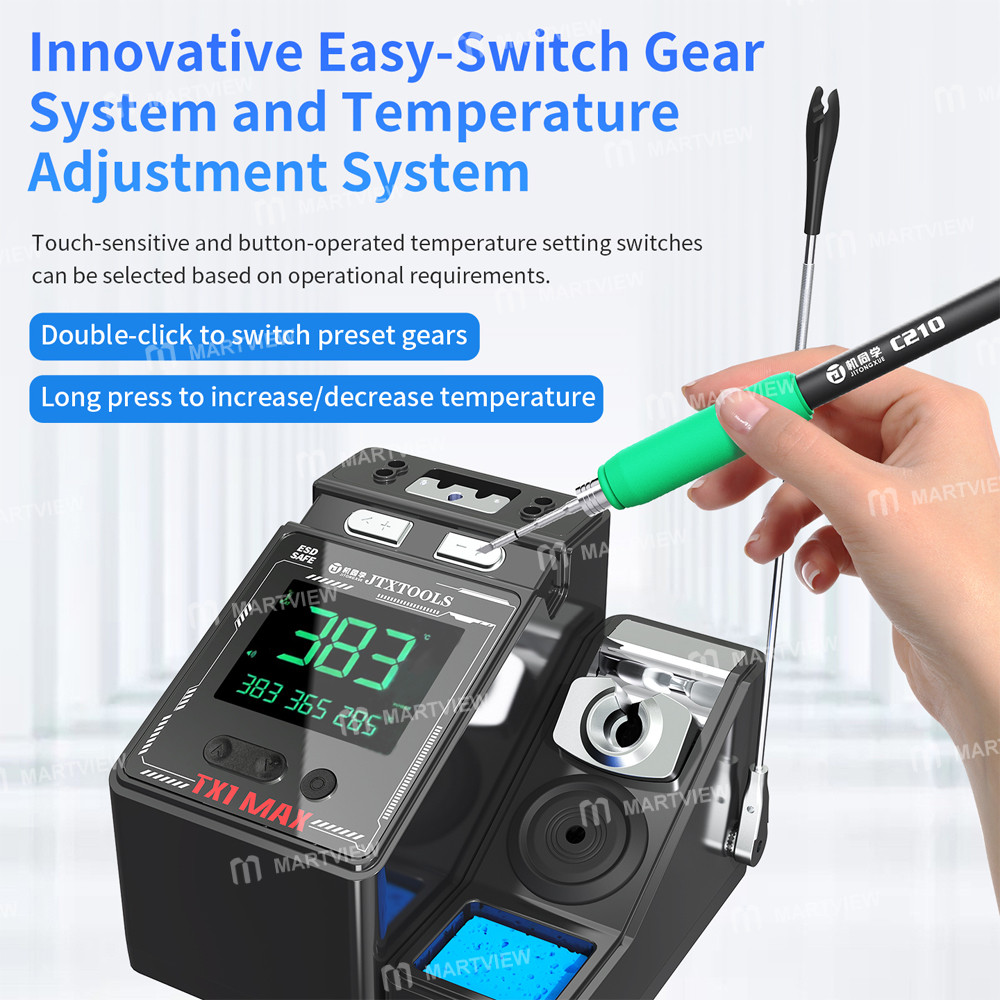 jtx tx1-series-c210-smart-soldering-station-compatible-with-210-245-115-handle-3