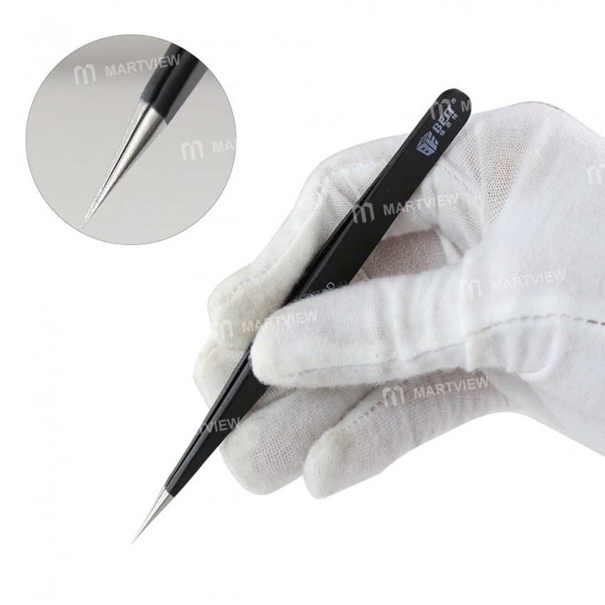 BST-202ESD Anti-static Precision Soldering Straight Tip Tweezers