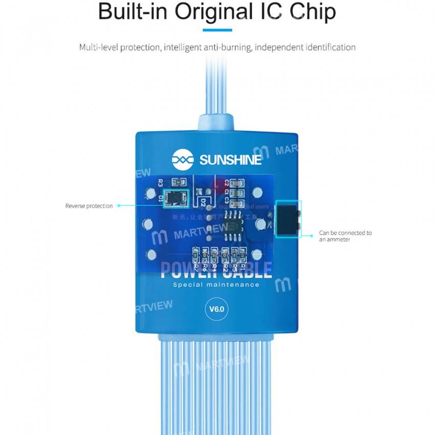Sunshine SS-905A Dedicated Power Supply Boot Activation Cable for iPhone 5 - 12mini