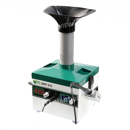 BST-212 150W Powerful Smoke Purifier With Electric Soldering Iron for Welding Purifying Filtering