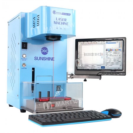 Sunshine SS-890B Plus 20W Multifunctional Fiber Laser Marking Machine for Remove Phone Back Cover