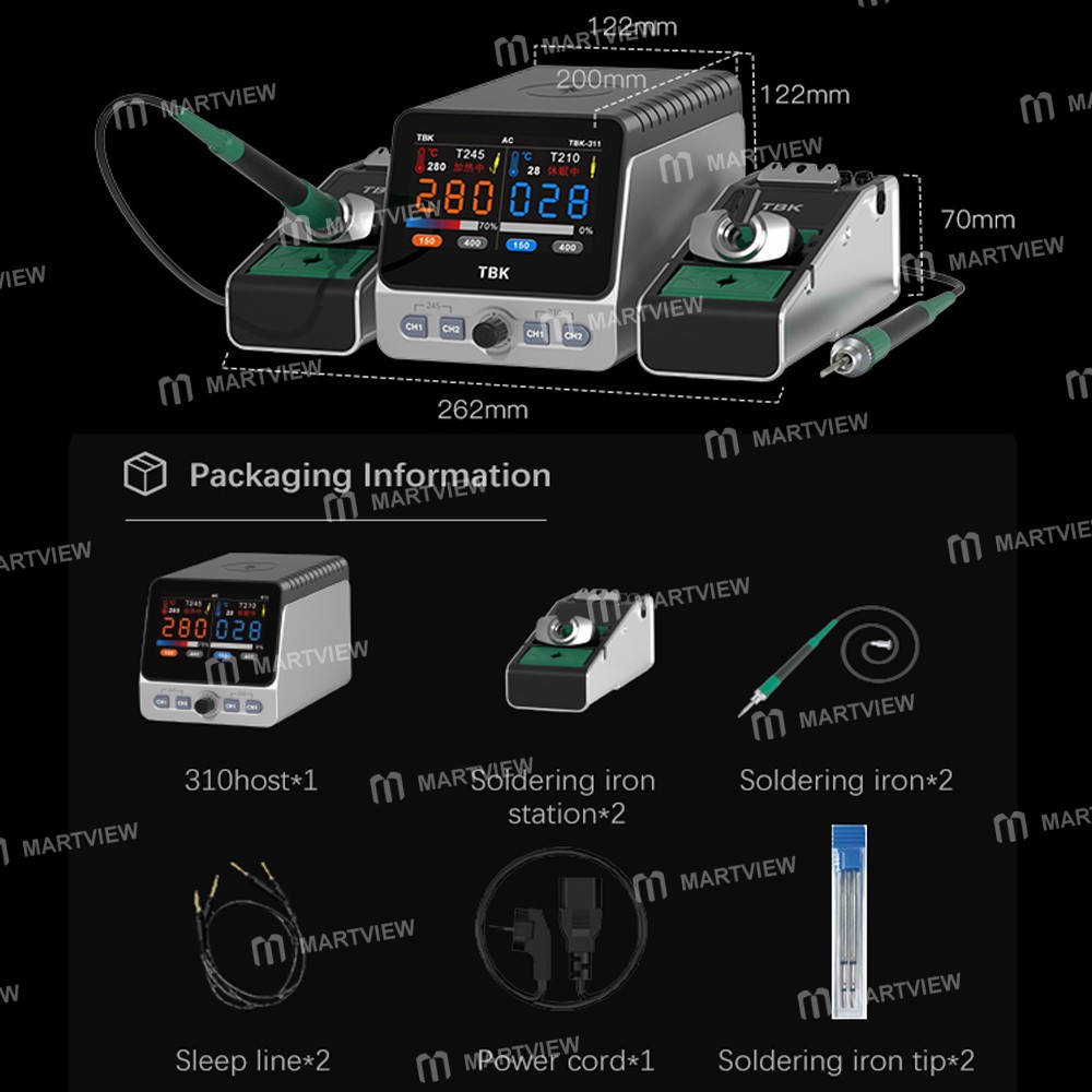 tbk 310-multifunctional-intelligent-double-station-soldering-iron-station-with-wireless-charging-13