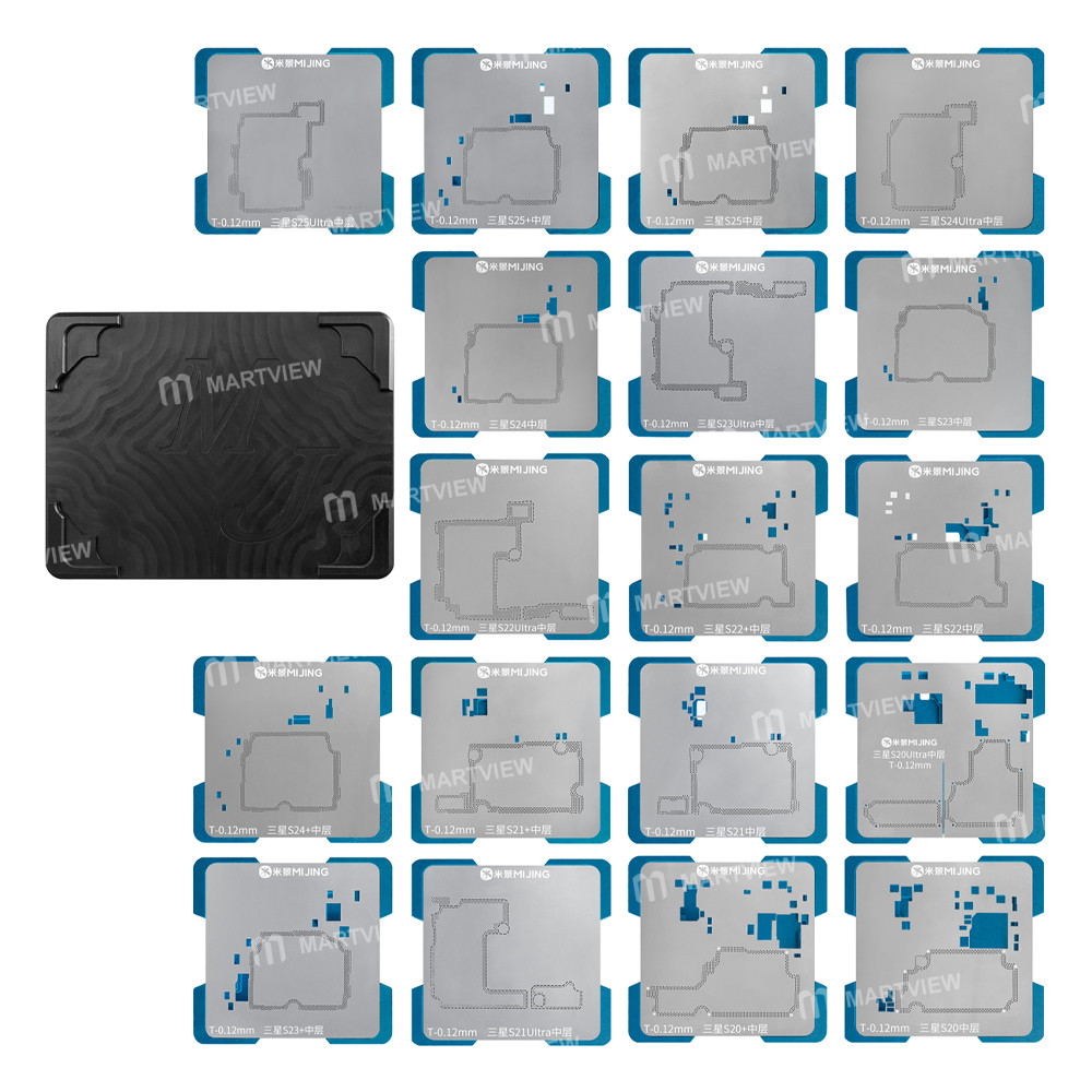mijing z23-middle-level-tin-planting-bga-reballing-platform-set-for-samsung-galaxy-s20-to-s25-series