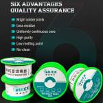 Quick 40g 0.3/0.4/0.5/0.6mm High Purity Superfine Solder Wire for Mainboard Fly Line Soldering Repai