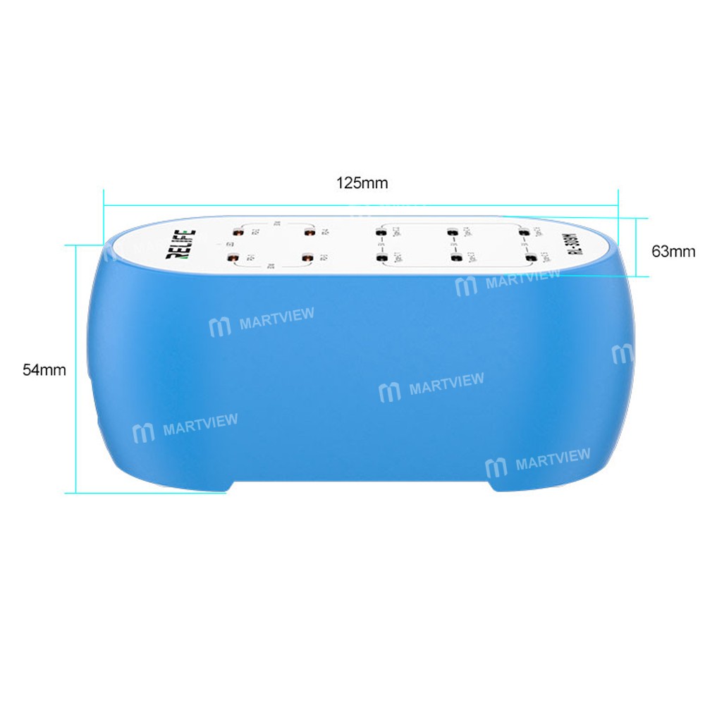 relife rl-309m-72w-10-port-pd-type-c-desktop-intelligent-fast-charging-station-6