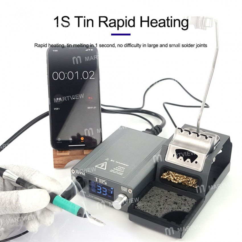 GVM T115 45W Auto Sleep Constant Temperature Welding Station for Mobile Phone Motherboard Repair