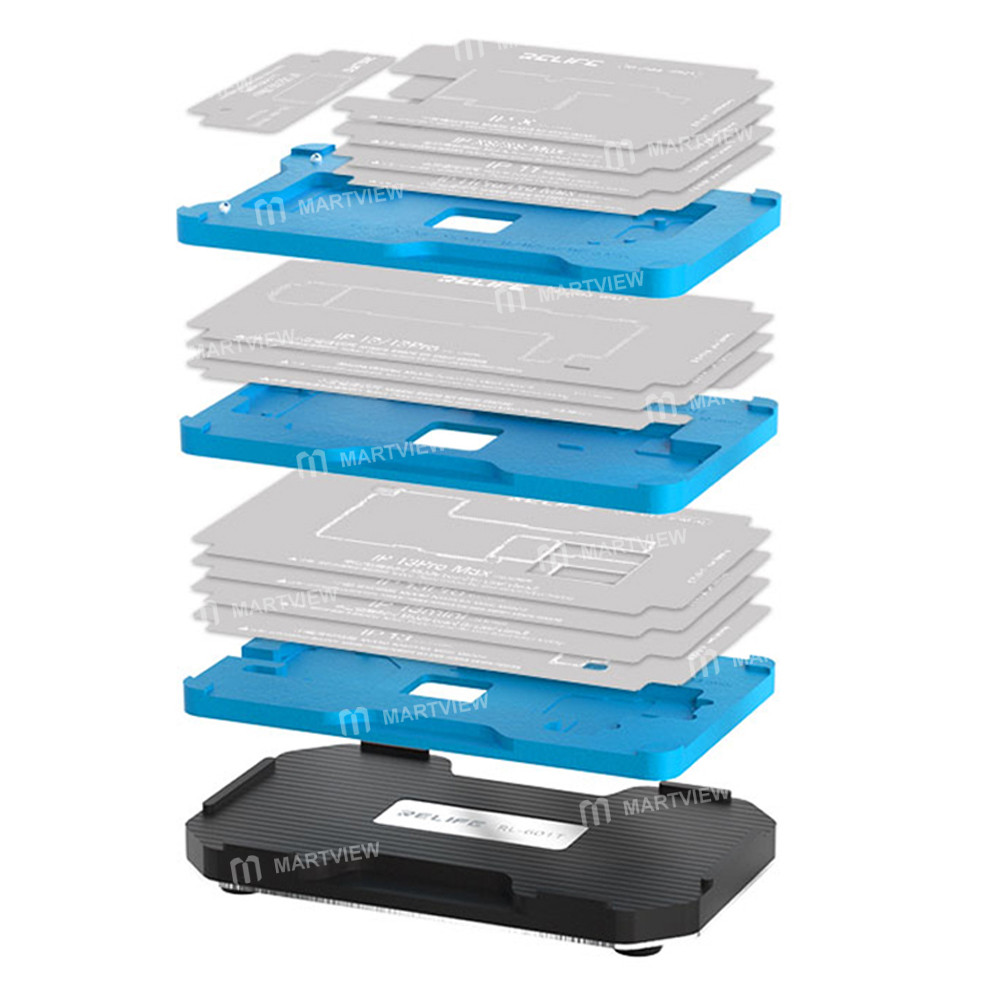 relife rl-601t-31-in-1-middle-layer-tin-planting-bga-reballing-platform-set-for-iphone-x-to-17pro-ma