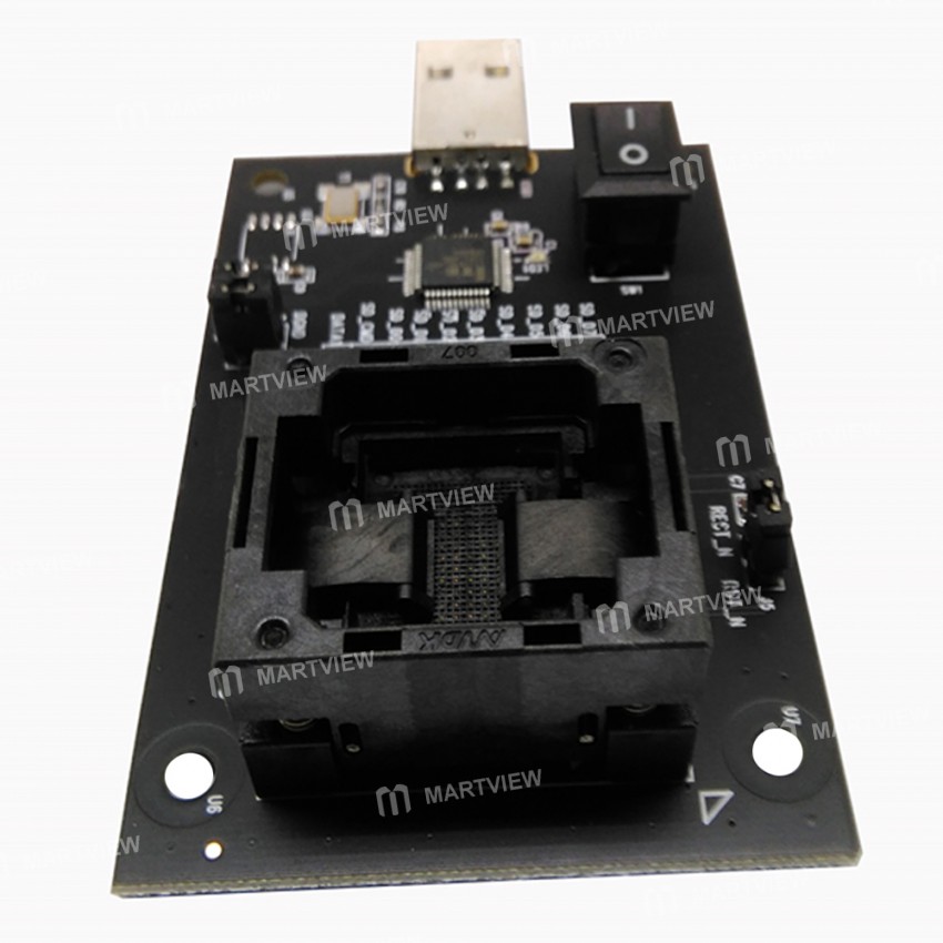 emmc100 aging-burn-in-test-socket-with-usb-interface-for-bga100-to-usb-6