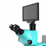 RF4 RF-6565TVD2-YS010W 6.5-65X Trinocular Zoom Stereo Microscope Workbench with 10-inch HD Monitor