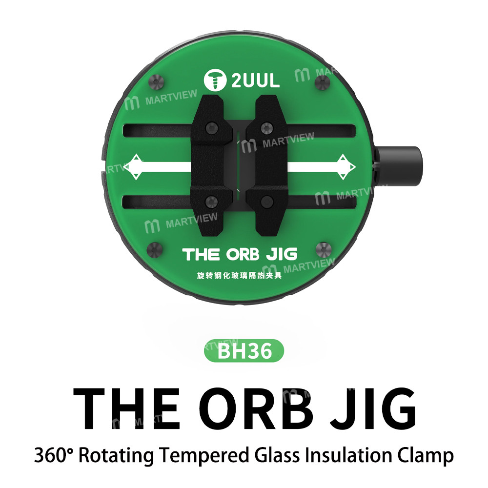 2uul bh36-the-orb-jig-360-rotating-tempered-glass-insulated-fixture-for-phone-motherboard-repair-2