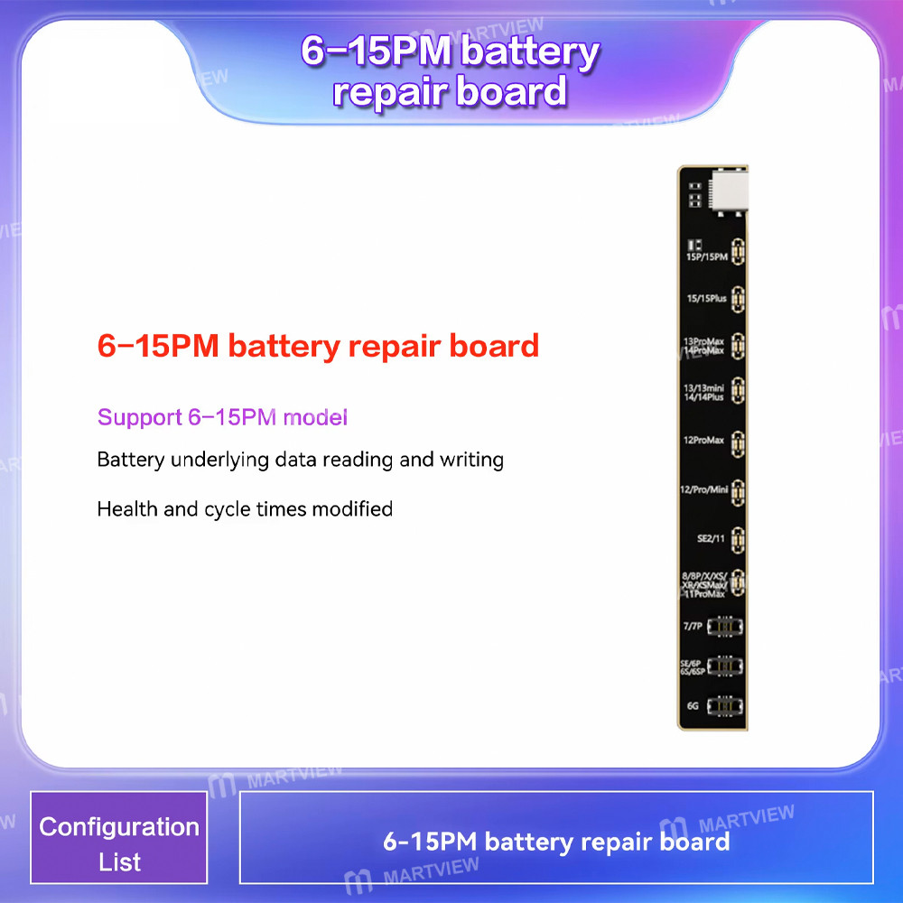 i2c a8s-i6s-programmer-battery-dot-matrix-original-color-earpiece-camera-face-id-repair-boards-7