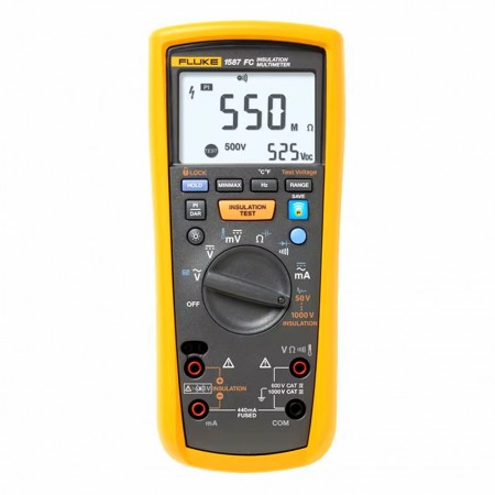 Fluke 1587 FC 2-in-1 1000V 2GΩ True-RMS Insulation Resistive Multimeter