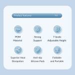 Orico PFB-A23 / A24 Portable 7-speed Adjust Foldable ABS / POM Laptop Stand for MacBook Tablets