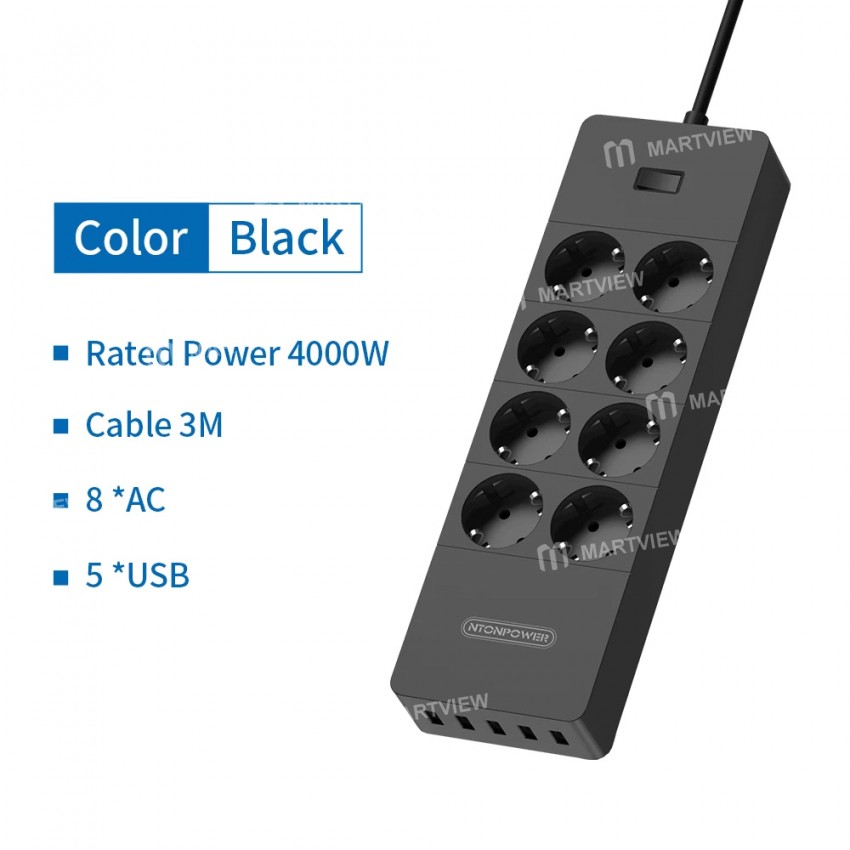 ntonpower hpc-8a5u-8-ac-outlets-surge-protector-power-strip-with-5-usb-ports-for-home-office-7