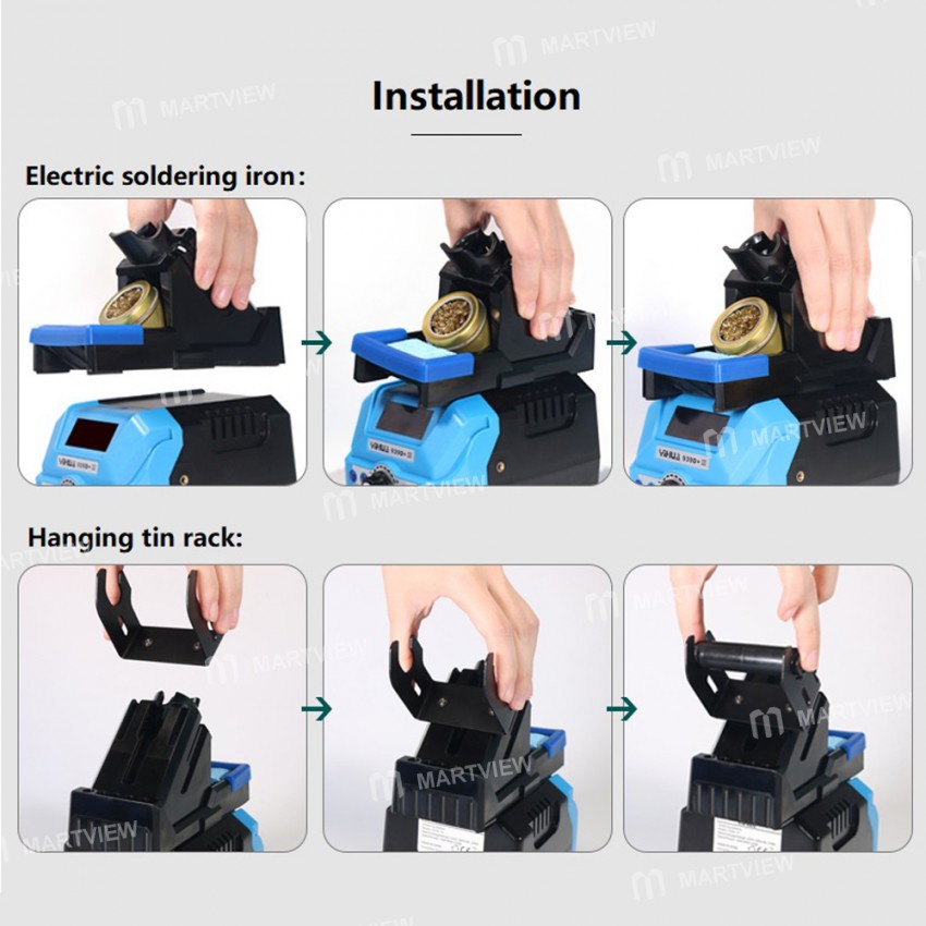 Yihua 939D+ III LED Digital Display Lead-free Anti-static Temperature Adjustment Soldering Station