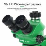 Relife RL-M5T-B1 0.7-5X Continuous Zoom Trinocular Microscope with HD Camera & LCD Display