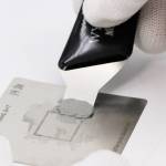 Wylie WL-5A Metal Solder Paste Scraping Knife for Cell Phone Motherboard PCB BGA Rework