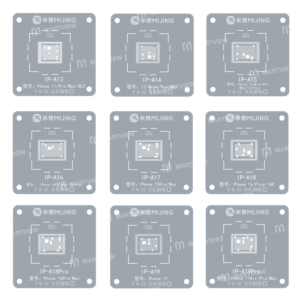 mijing z22max-cpu-chip-tin-planting-bga-reballing-stencil-platform-for-iphone-11-17pm-android-10