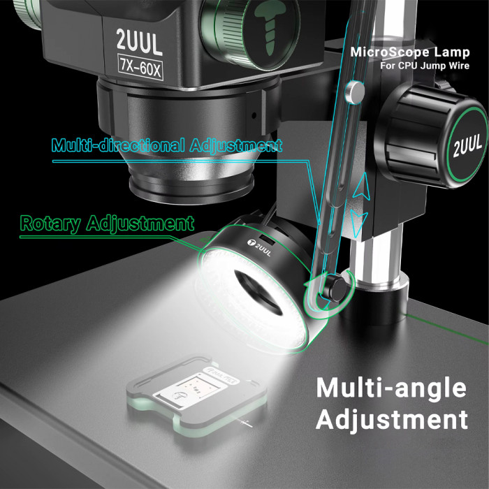 2uul MS96 MicroScope Oil-Proof / Dust-Proof / Anti-Smoke