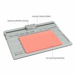 Wylie SWT-86 Large Size Microscope Movable Track Aluminum Alloy Base Work Pad
