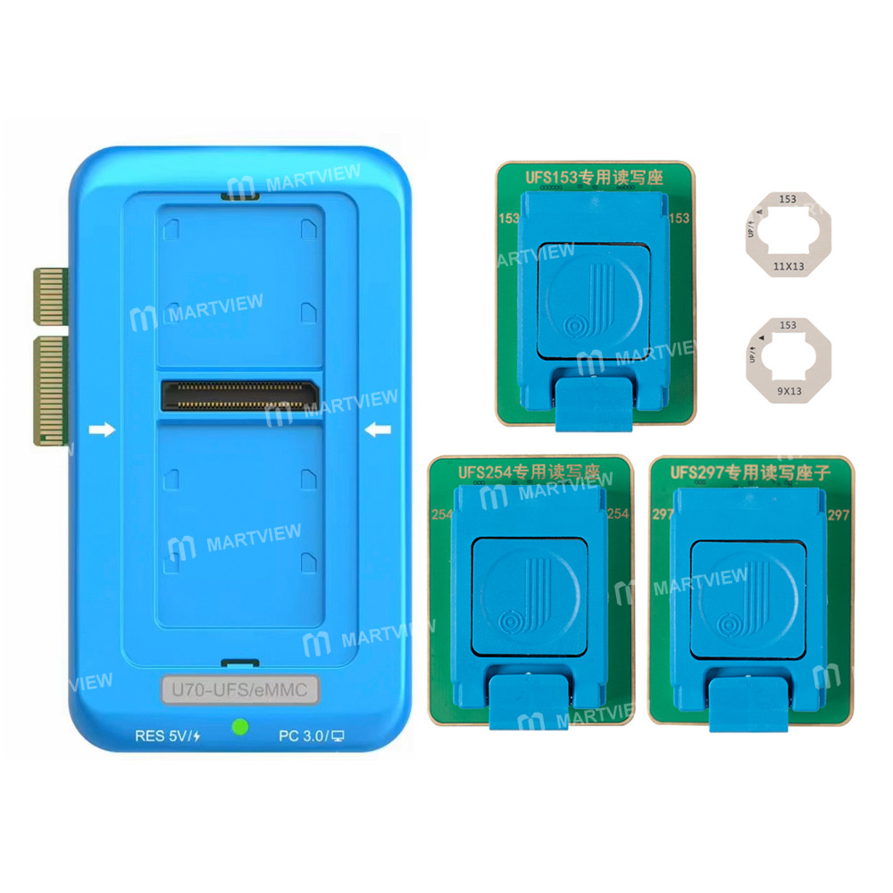 jcid u70-gen-2-nand-programmer-dedicated-ufs153-ufs254-ufs297-reader-writer-dock-7