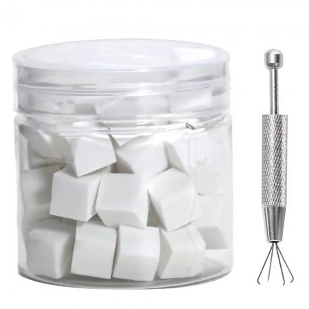 BST-QJ-1 High-Density Cleaning Sponge with Gripper for Mobile Phone Screen / Camera / PCB Soldering