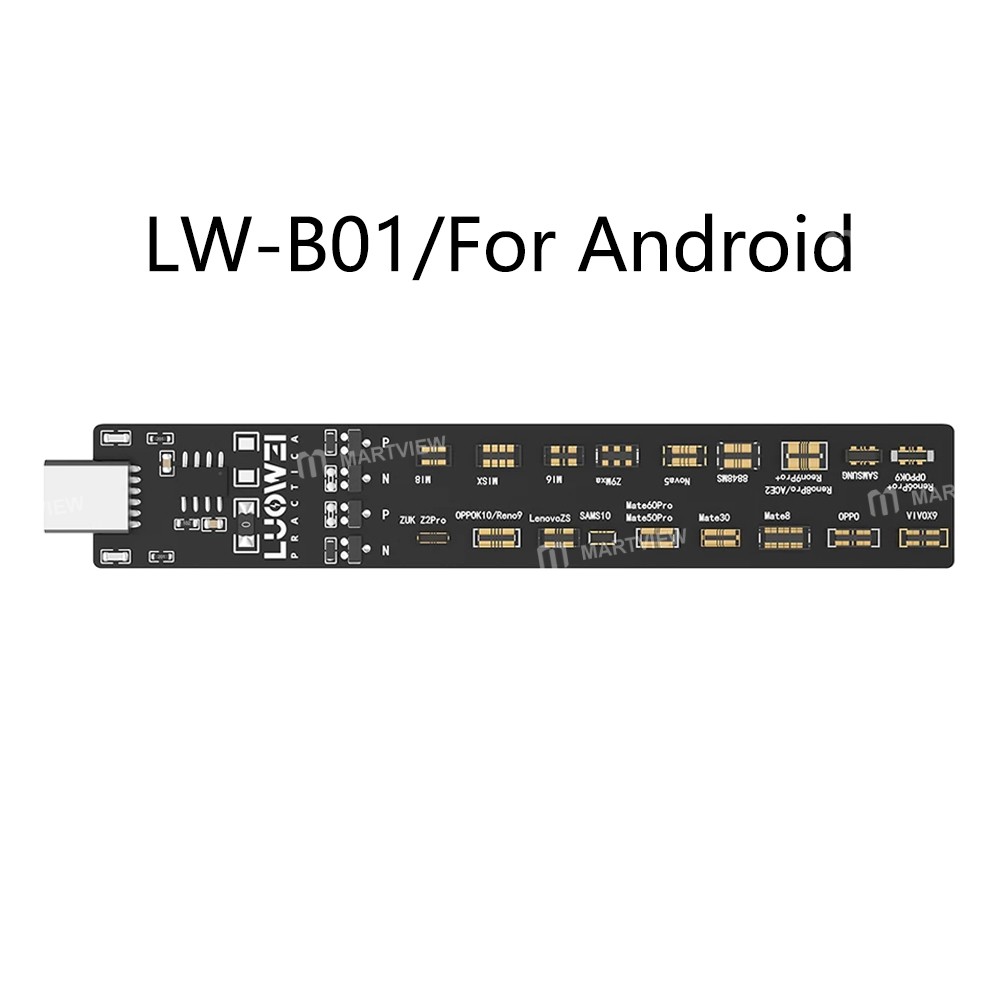 luowei lw-b01-lw-b02-battery-activation-small-board-for-iphone-5-to-16pro-max-android-9