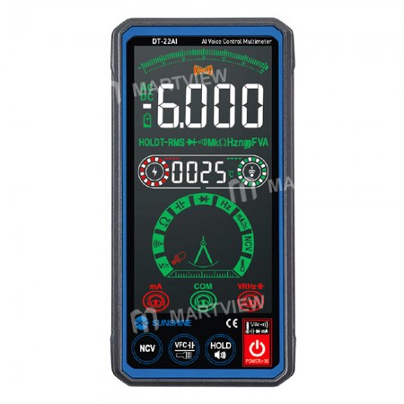 SunShine DT-22AI Automatic Recognition True RMS Smart Voice Control Multimeter