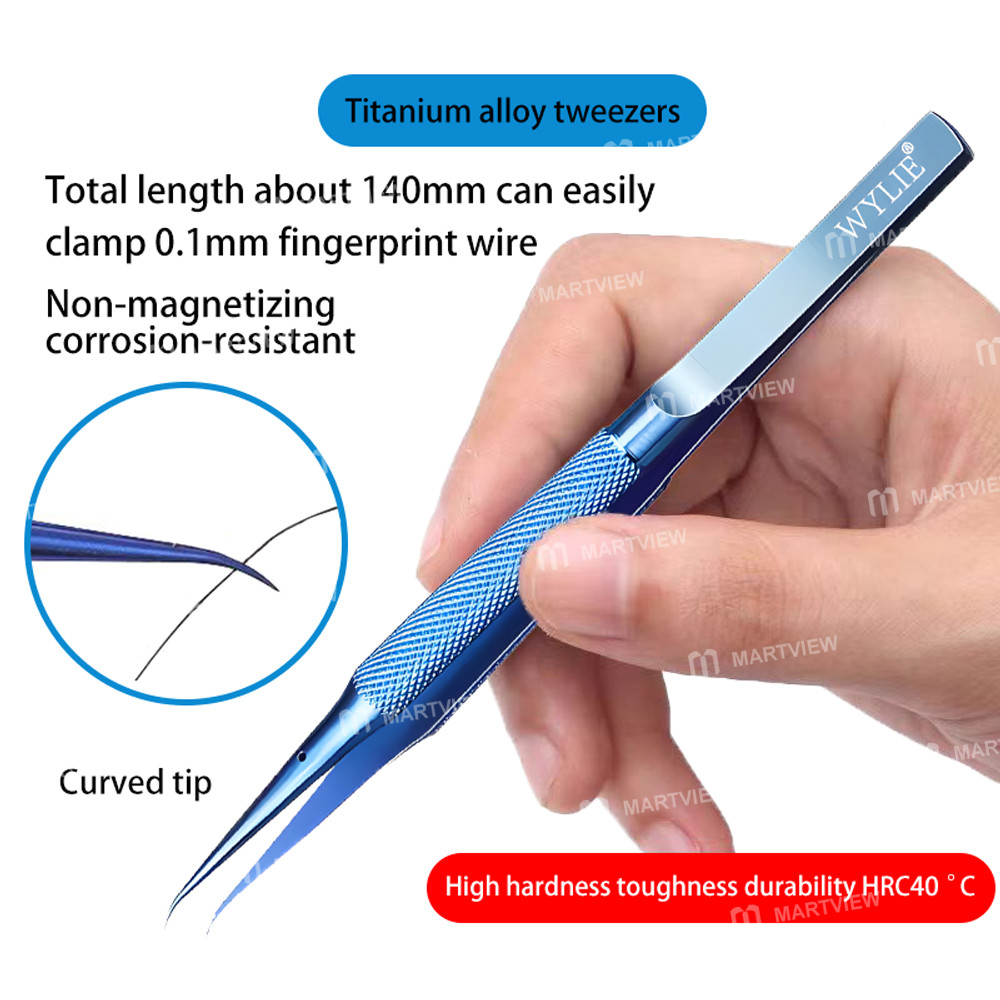 wylie anti-magnetic-anti-rust-001mm-fine-flying-wire-titanium-alloy-tweezers-4
