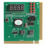 4 Digit LCD Display PC Motherboard Diagnostic Card with LED Indicator for ISA PCI Bus Mainboard
