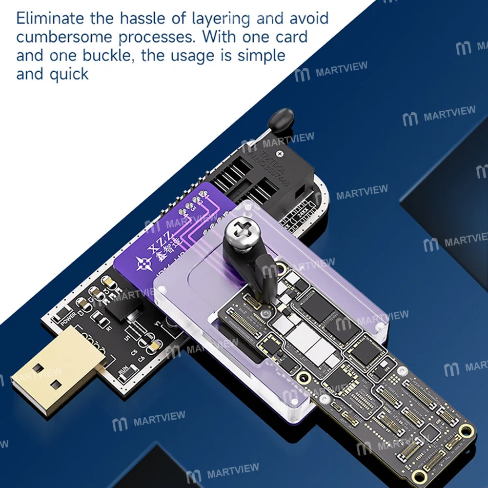 xzz layered-free-fly-wire-free-charging-ic-chip-reader-writer-tool-kit-for-iphone-15p-16p-series-11