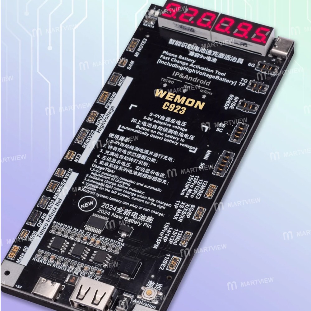 wemon c923-5-9v-adaptive-voltage-fast-charging-activated-board-for-iphone-android-6