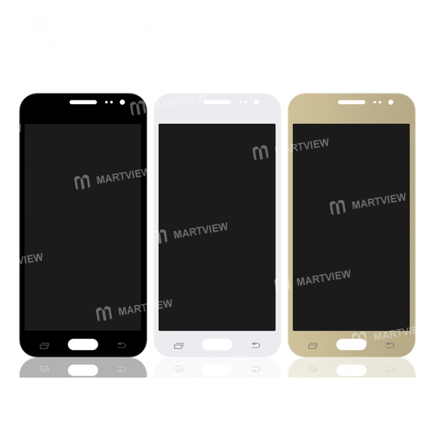 TFT LCD Display Touch Screen Digitizer Assembly Replacement for Samsung Galaxy J2 2015 J200F - White