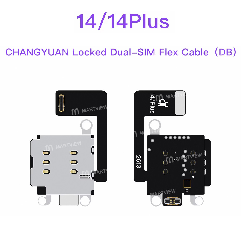 lb tool-changyuan-locked-dual-sim-flex-cable-with-db-or-super-snow-for-iphone-14-to-17-series-2
