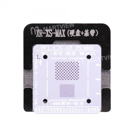 WL High-Quality PCIE Baseband IC Chip BGA Reballing Stencil Plant Tin Steel Net With Fixed Plate for