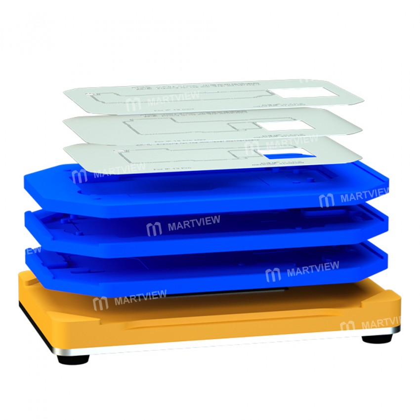 Mechanic iBGA 13 Pro 14-in-1 Motherboard Middle Frame Planting Tin Platform for iPhone X to 13 Pro M