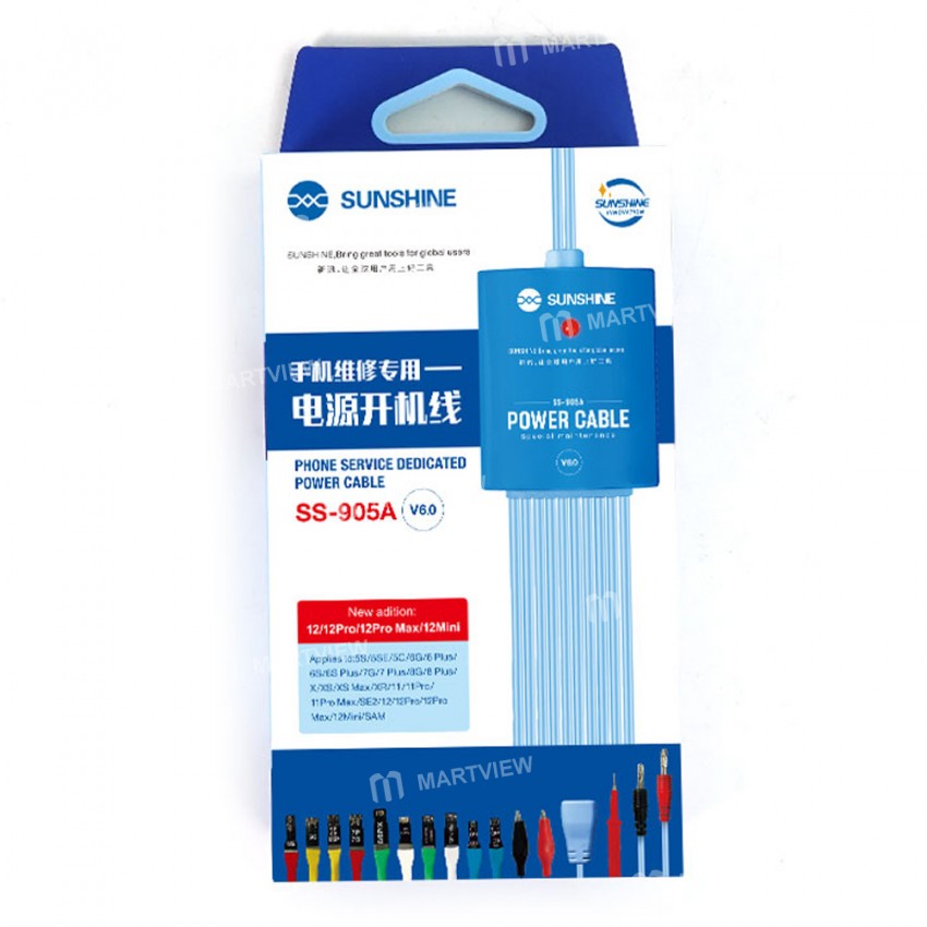 Sunshine SS-905A Dedicated Power Supply Boot Activation Cable for iPhone 5 - 12mini