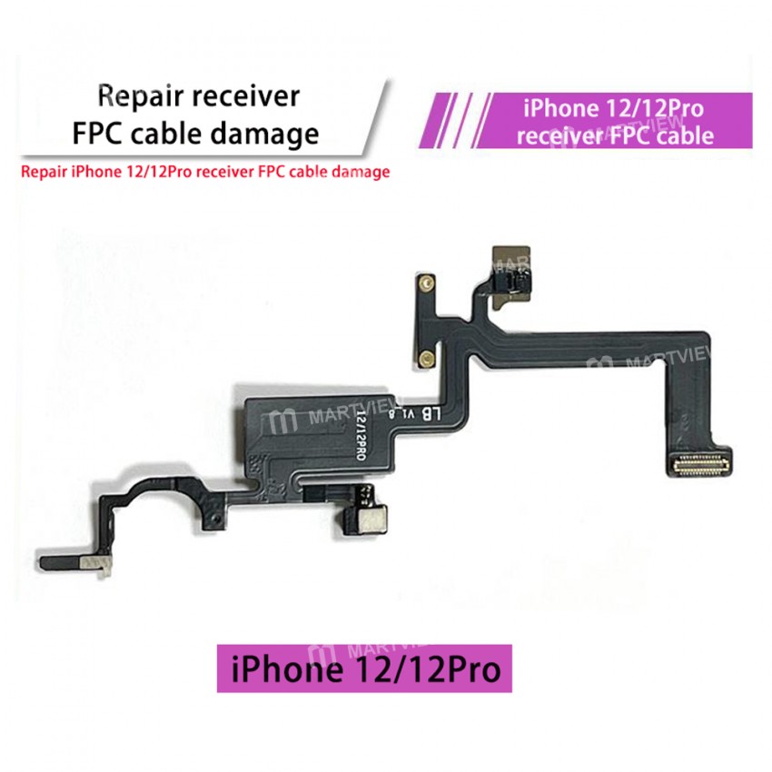 luban earpiece-floodlight-flex-cable-for-iphone-x-to-12pro-max-receiver-sensor-repair-9