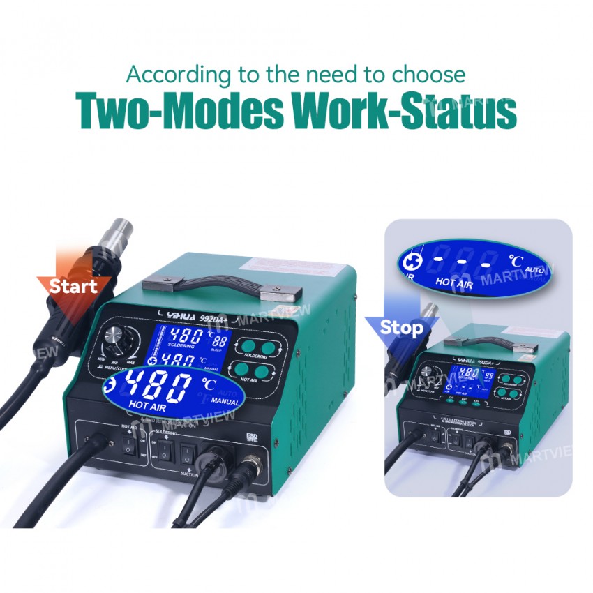 yihua 992da-lcd-digital-display-bga-soldering-rework-station-with-vacuum-smoking-soldering-pen-7