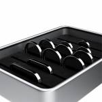 TBK Laser Handset Camera Lens Metal Protection Cover for iPhone 8 to 13 Pro Max - 11Pcs