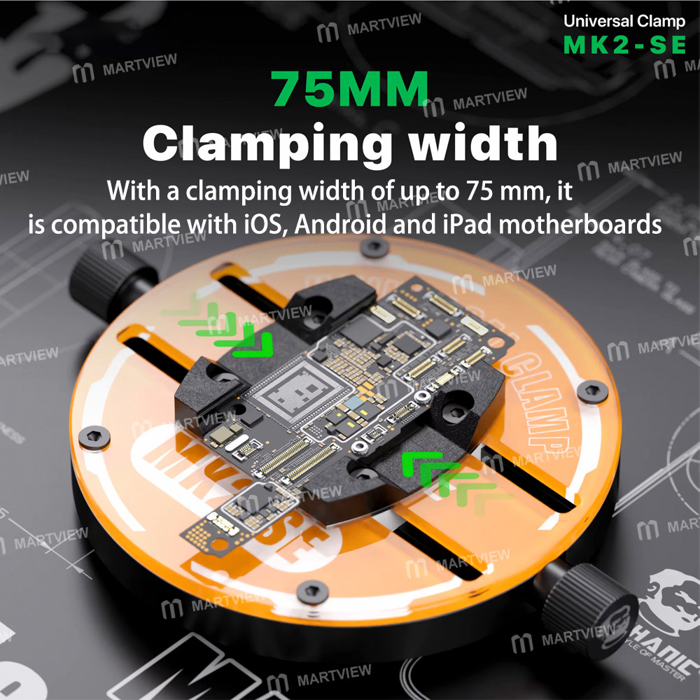 mechanic mk2-se-heat-insulating-ring-shaped-tempered-glass-motherboard-repair-fixture-4