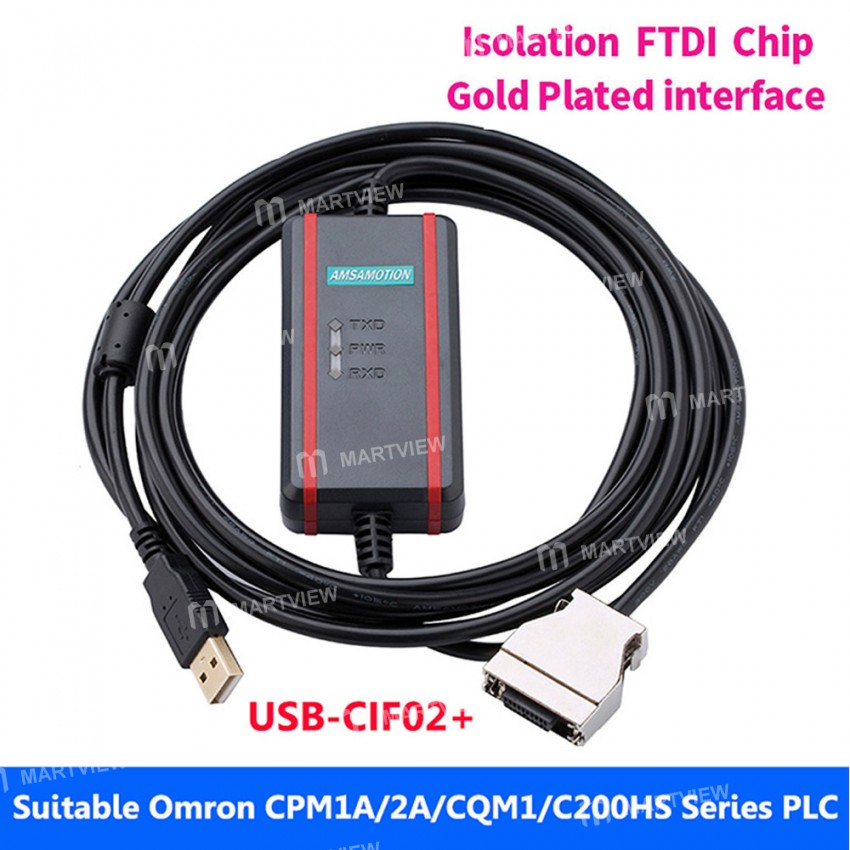 usb cif02-data-download-communication-cable-suitable-for-omron-plc-programming-cable-5