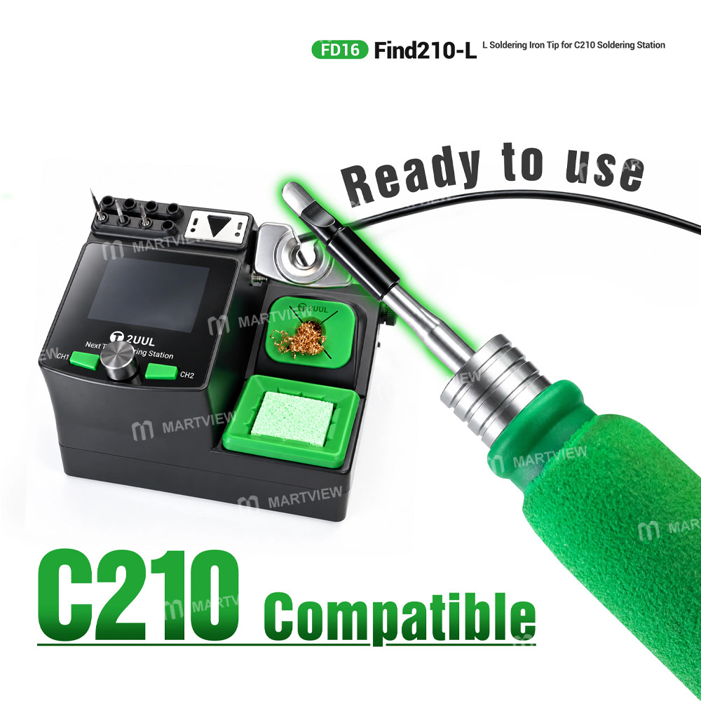 2uul fd16-find210-l-curved-soldering-iron-tip-for-fpc-cables-soldering-repair-compatible-with-210-ha