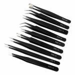 9 in 1 Anti-static Precision Tweezers Tool Kit Anti-magnetic Set for iPhone / iPad / Samsung / XiaoM